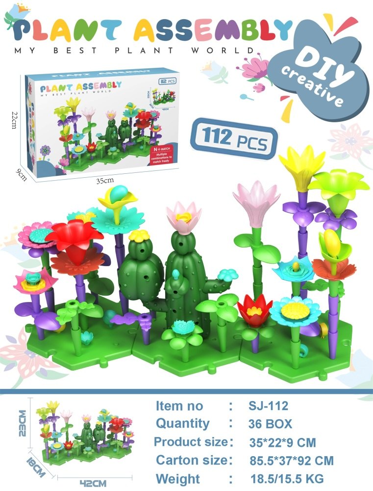 Set de construcción floral CPS350119